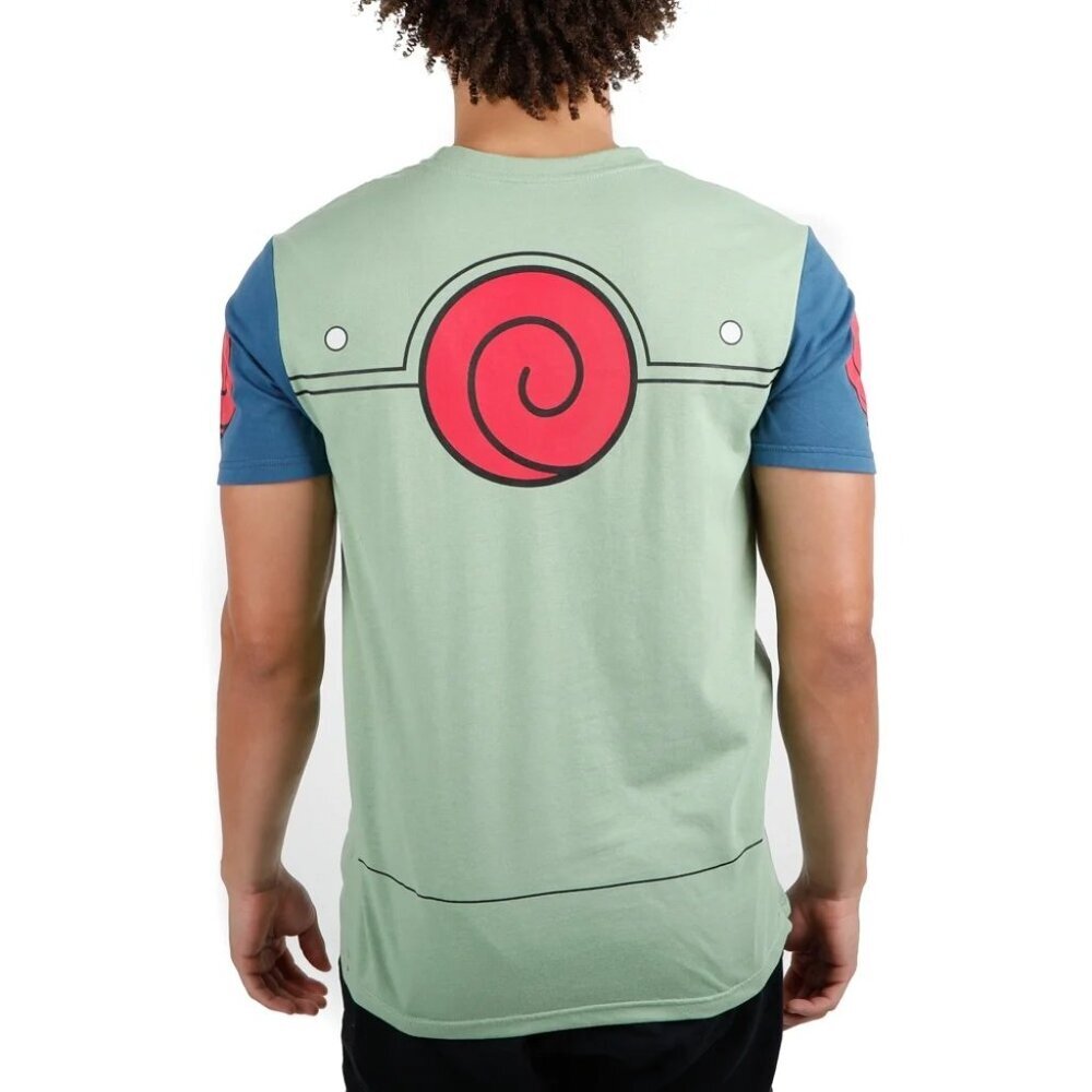 Naruto Shippuden Anime Cartoon Kakashi Cosplay Men's Graphic Tee Shirt-M - Picture 2 of 3